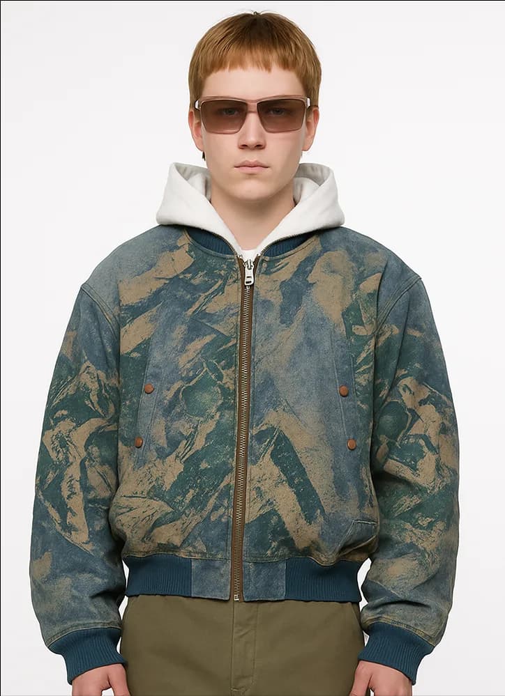 HOODED COLORED JACKET